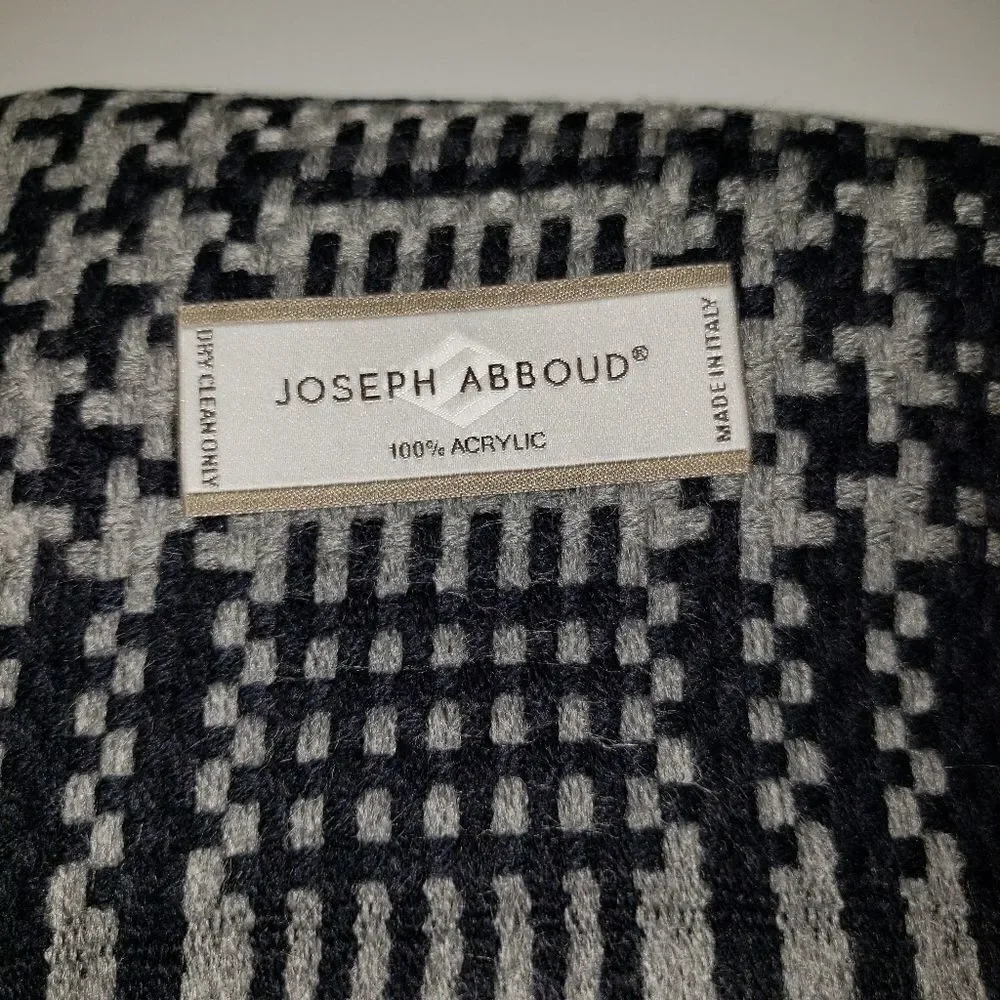 Jospeh Abboud Woven Decorative Acrylic Scarf